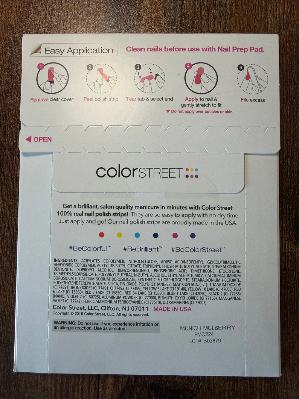 Color Street Nail Polish Strips - Munich Mulberry